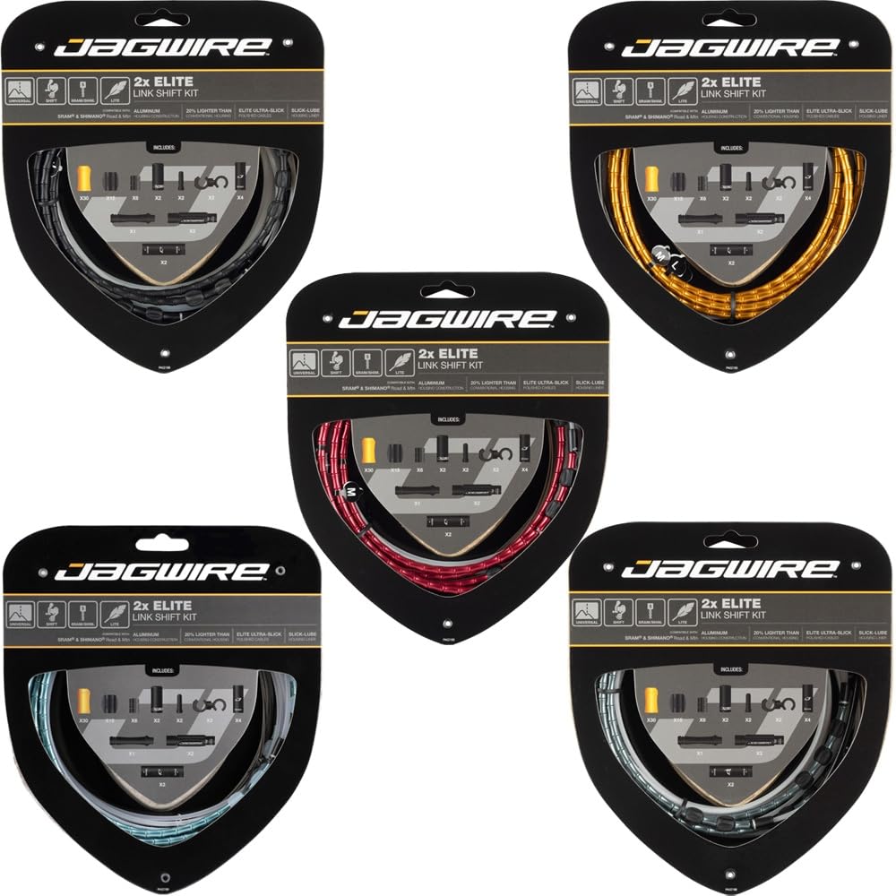 Amazon.com : Jagwire Elite Link Shift/Gear Cable Kit (x2 Cables